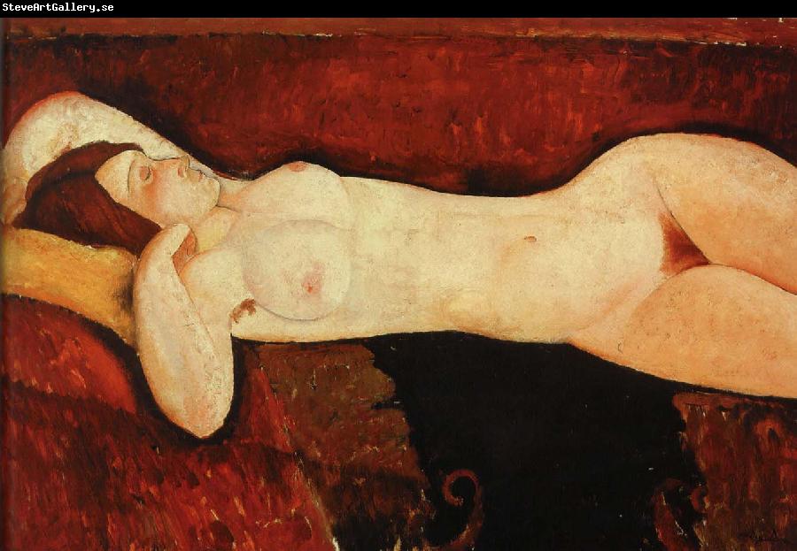 Amedeo Modigliani liggande aktsudie